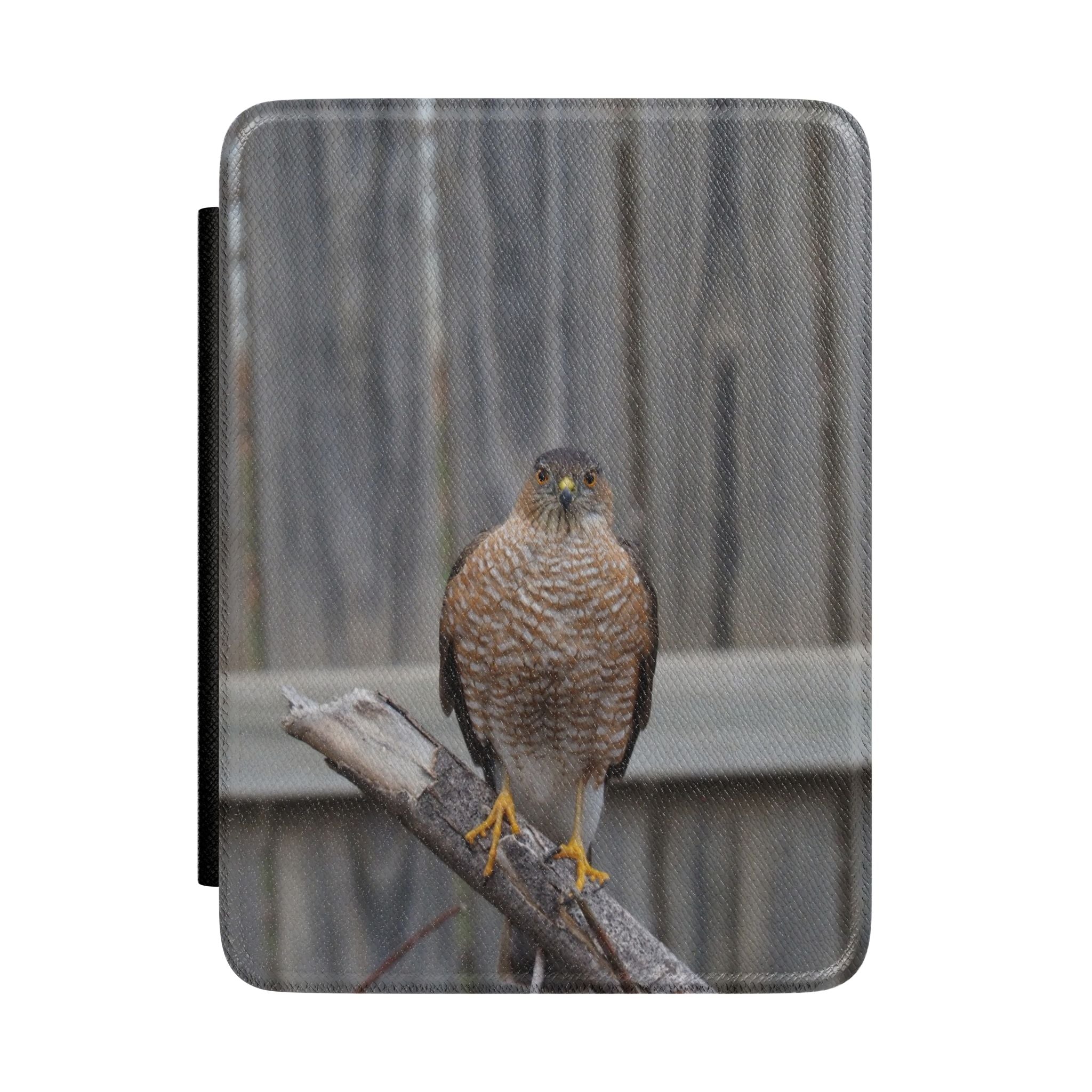 Hawk Photo Kindle Case – Protective E-Reader Cover with Bird Photography Design