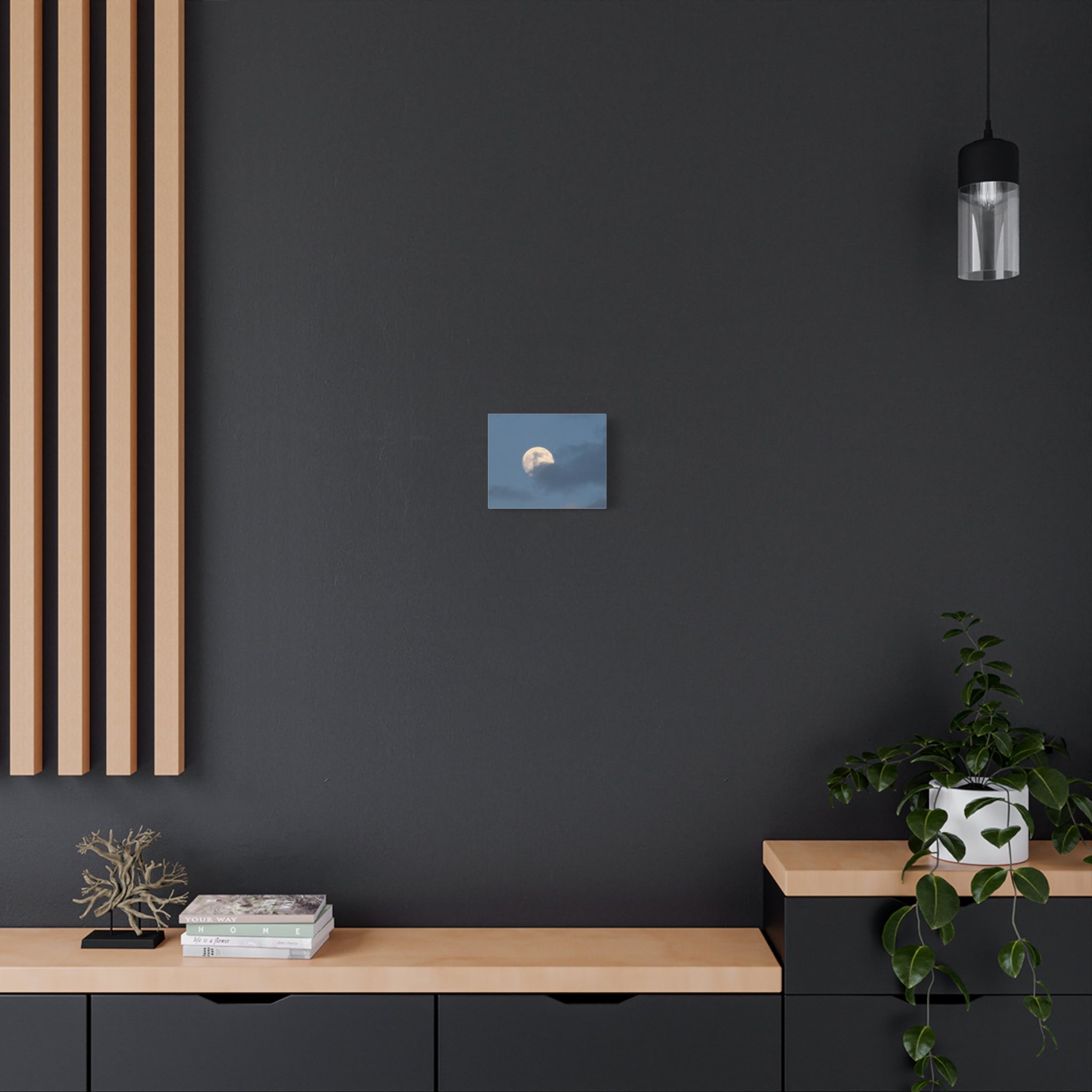 Moonlit Sky Matte Canvas Print — Stretched 1.25"