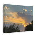 Golden Sunset Sky Canvas