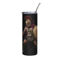 Spartan Warrior 20oz Stainless Steel Tumbler — Insulated Greek Soldier Travel Cup