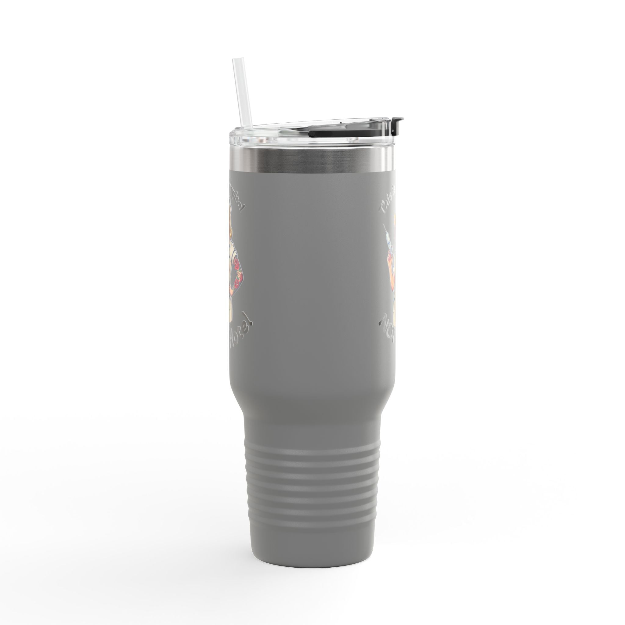Travel Mug — “This is a Hospital, Not a Hotel” Nurse Insulated Tumbler (40oz)