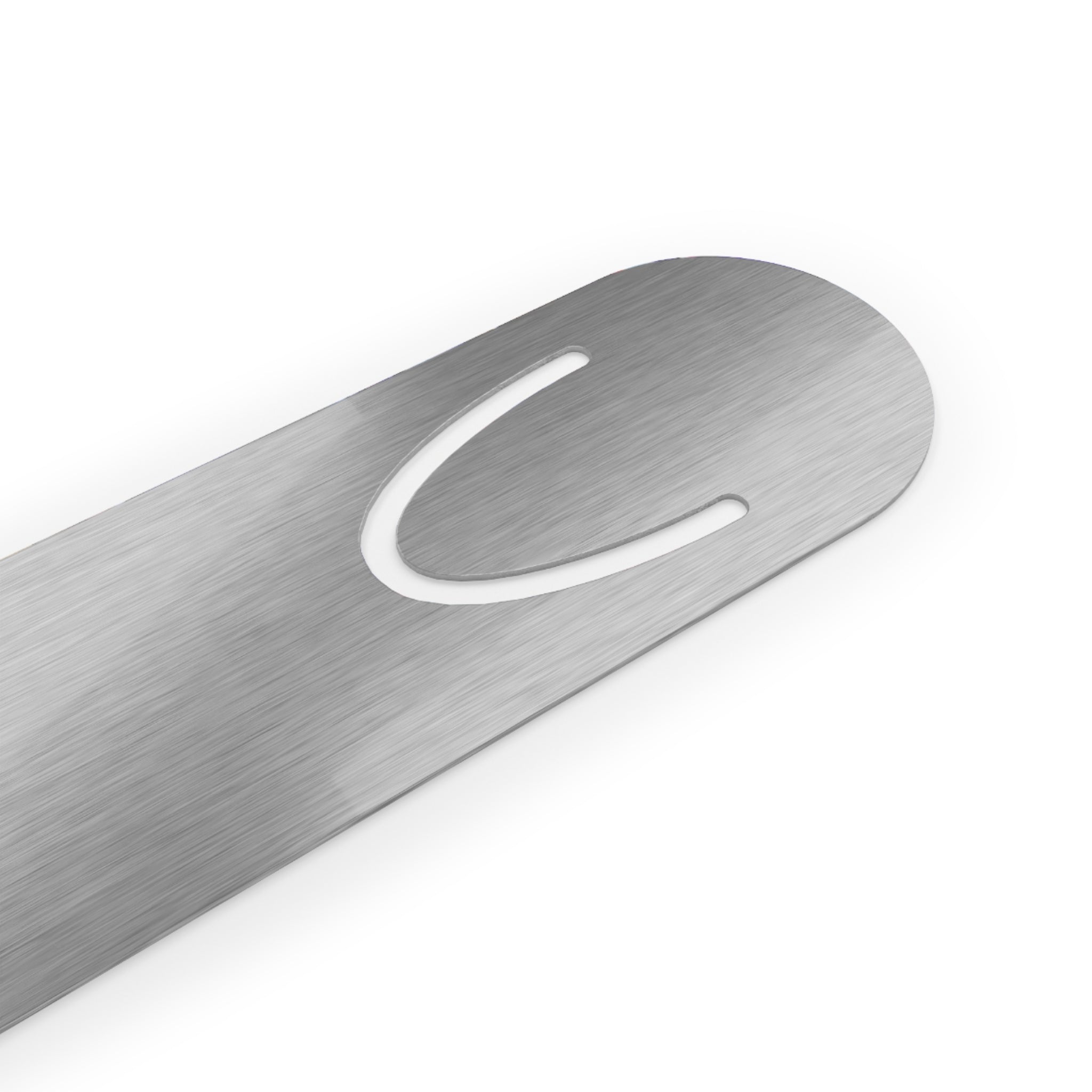 Whiskey & Roses Metal Bookmark — Abstract Marble Night Design