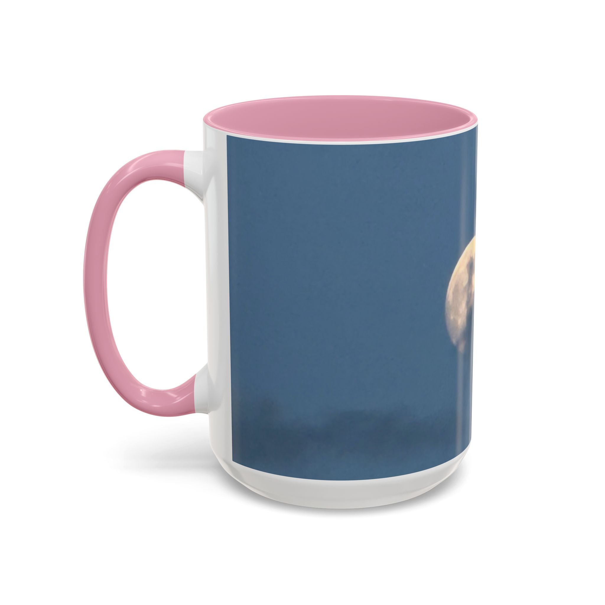 Moonlit Sky Ceramic Mug — Blue Nightscape Coffee Cup (11oz/15oz)